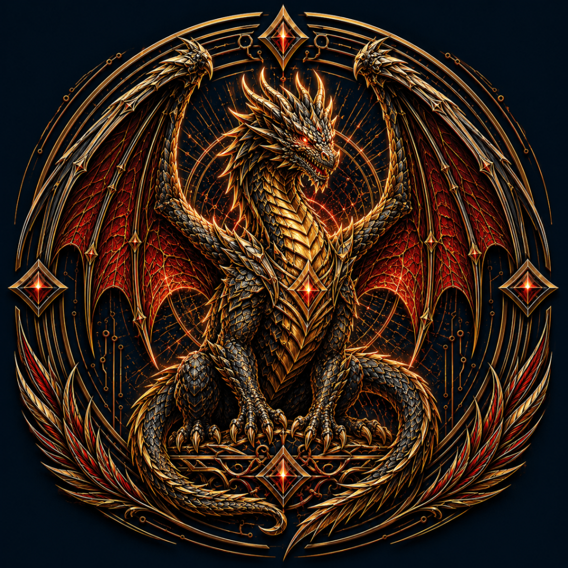 Dragon crest