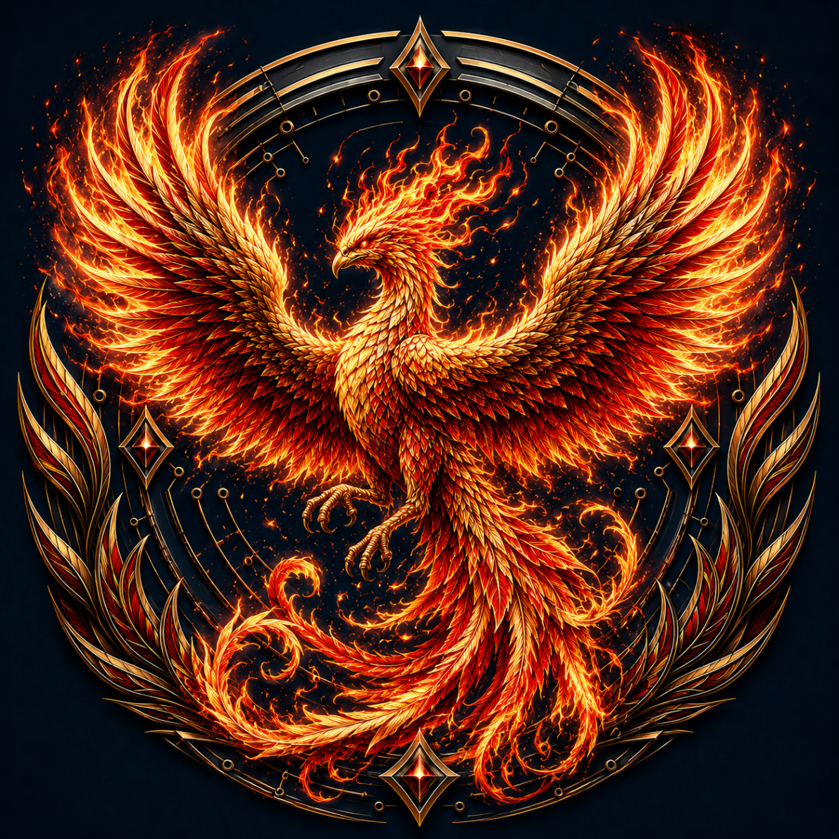 Phoenix crest