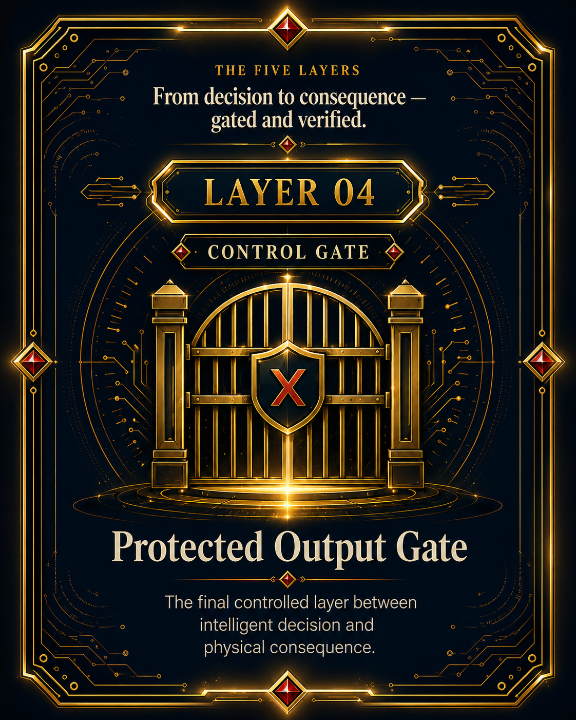 Protected Output Gate